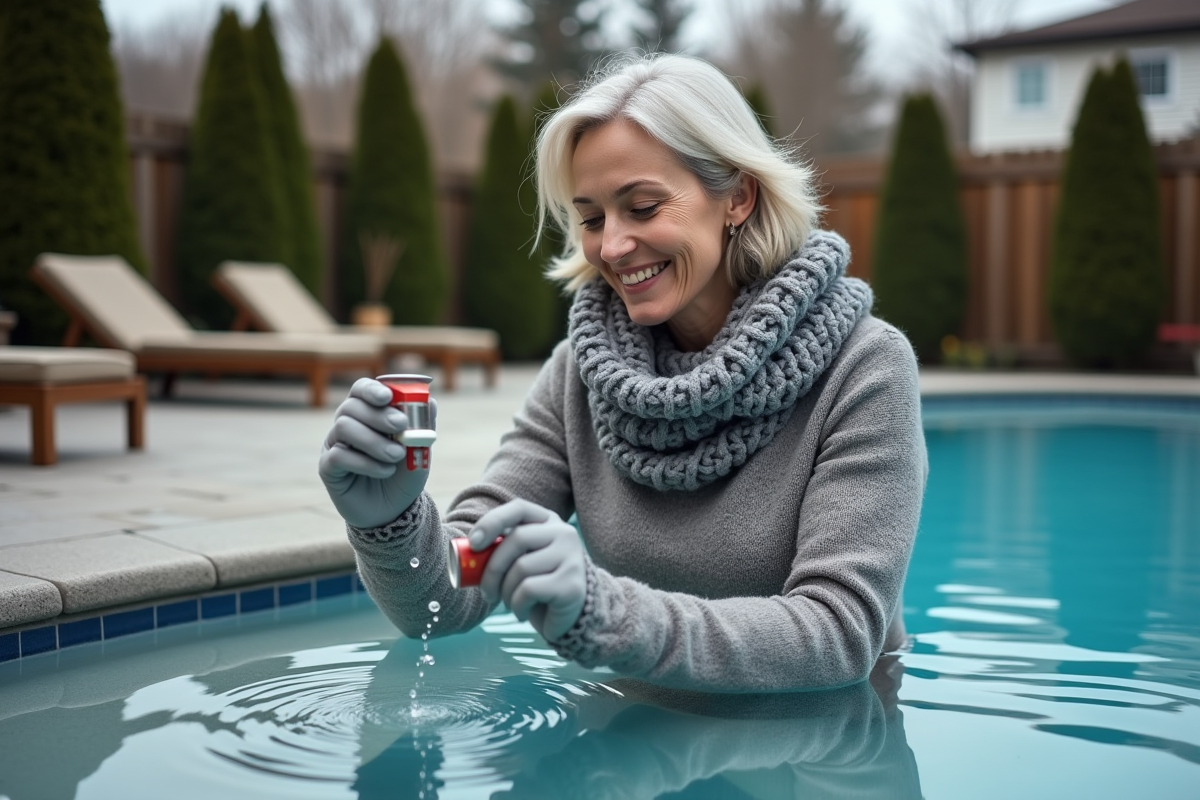 Femme ajoutant des tablettes d